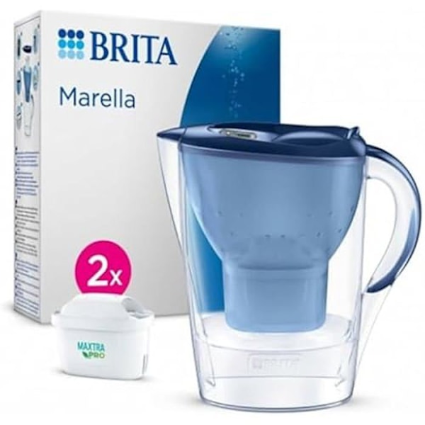 BRITA JARRA MARELLA AZUL 2 FILTROS MAXTRA PRO Blå