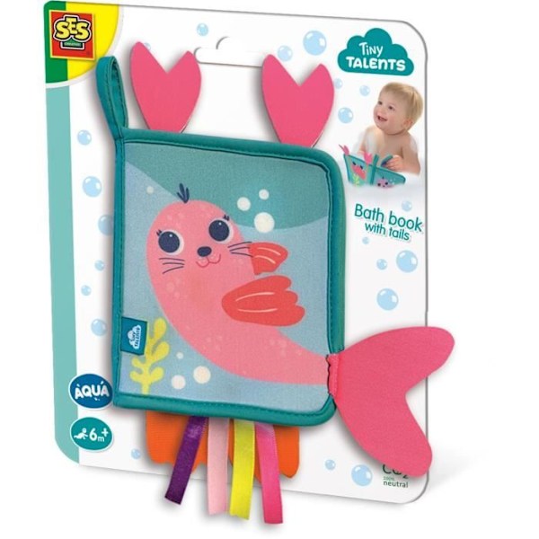 Badekar bog med haler - SES CREATIVE Flerfärgad
