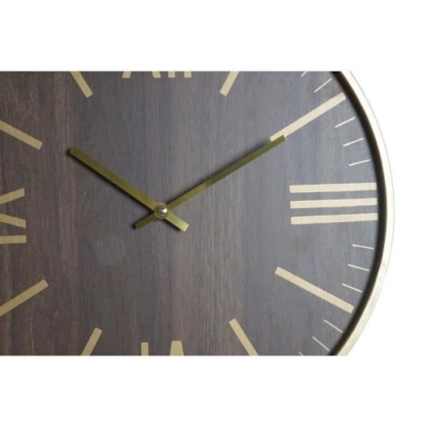 Vægur Thyann sort MDF-jern (40 x 4 x 40 cm)