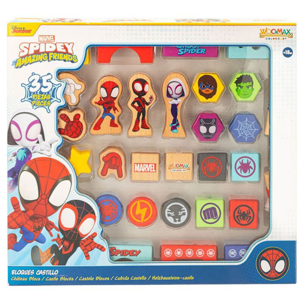 Puinen lelu - Woomax - Marvel Pidey - Monivärinen - 3 vuotta - Unisex mångfärgad