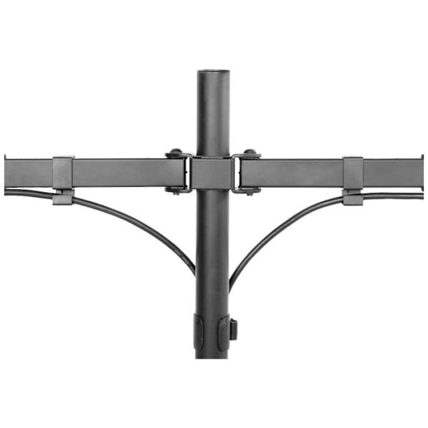 Pied til 2 LCD-skærme - NEWSTAR - FPMA-D550DD - Sort - Skærmstørrelse 10"-32" - Højdejusterbar 0-46 cm