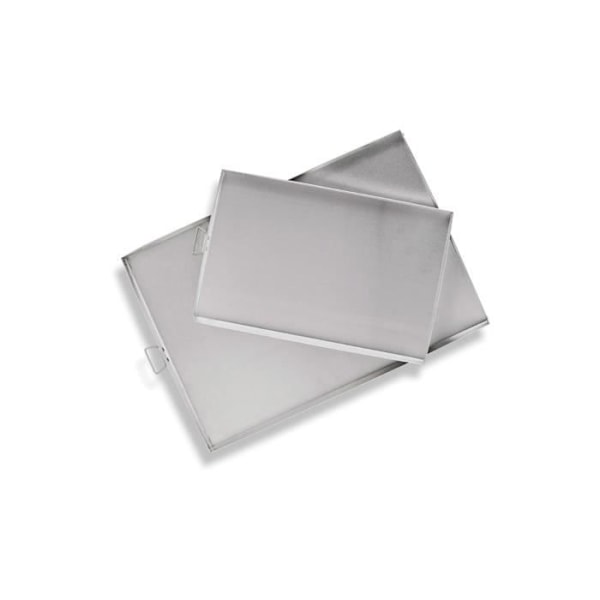 Aluminiumbricka - Vaello - 28x42cm - Vit Färg - För Ugn