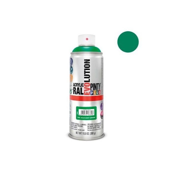 Akvarelle - GENERISK - Pintyplus Evolution - 520cc - Mintgrøn - Hurtig Tørring Mintgrön