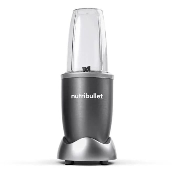 Blender - NUTRIBULLET - NB606DG - 600 W - 2 inkluderede kopper 700 ml og 500 ml - Grå - BPA-fri Grå