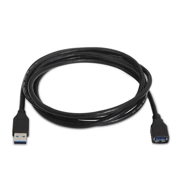 Nanokabel 10.01.0903-BK, 3 m, USB A, USB A, 3.0 (3.1 Gen 1), 5 Mbit-s, svart