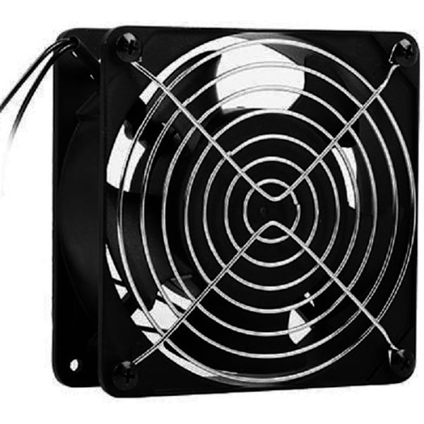 Lanberg - AK-1501-B - Lüfter für 25,40 cm (10'') - 48,30 cm (19'') Rack Wandschrank 230V sort ()
