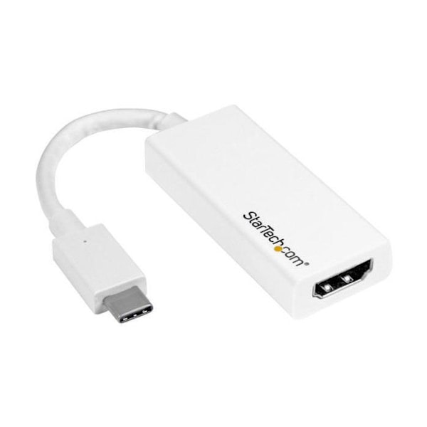 USB-C videoadapteri HDMI:lle - STARTECH.COM - Ultra HD 4K - Valkoinen - Uros/Naaras Valkoinen
