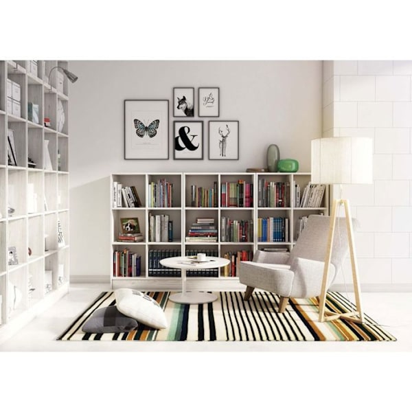 Kuutio 2x3 tablón de madera maza de pino Beige