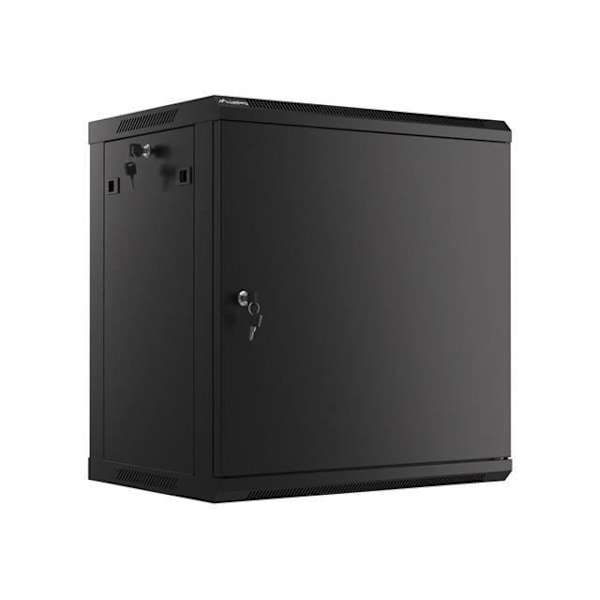 Væghylde Rack - LANBERG - WF01-6412-00B - 12U - Metal - Sort
