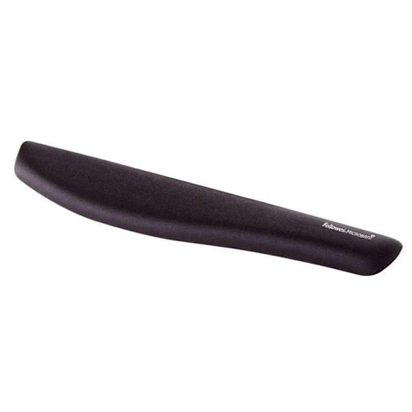 Håndledsstøtte - FELLOWES - PlushTouch - Sort - FoamFusion - Skridsikker - Microban