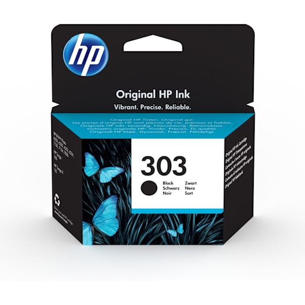 HP 303 mustepatruuna - 4 ml - Musta - Alkuperäinen
