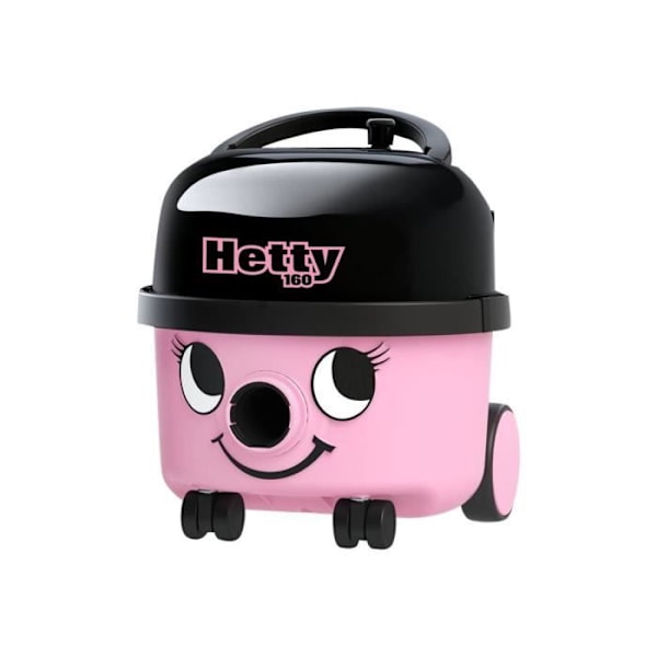 Numatic Hetty Compact HET 160-11 påse dammsugare - 620 Watt - klassisk rosa Svart, Rosa