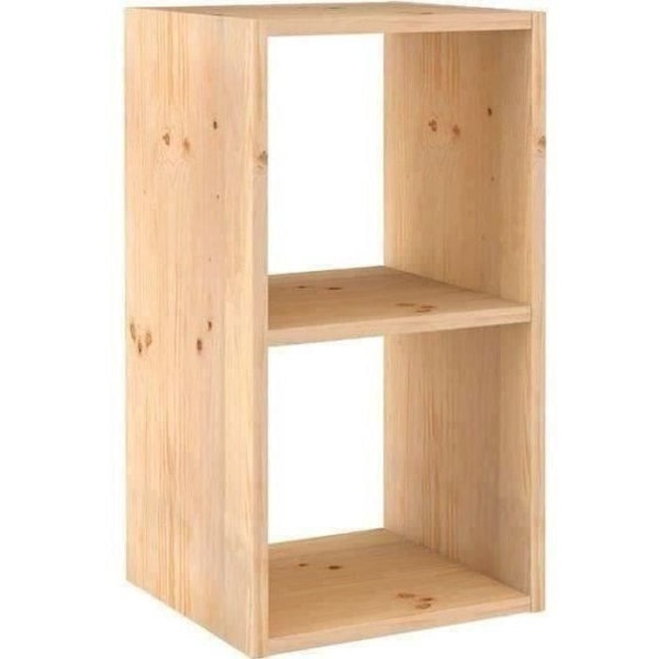 Dinamic 2-box kub - ASTIGARRAGA KIT LINE - Massiv furu - Vardagsrumsmöbler - Lantlig stil - 71x33x36 cm