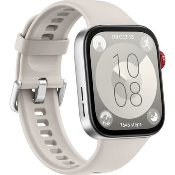 Smartwatch - Huawei - Watch Fit 3 Moon White - Vandtæt 3 ATM - Batteri 18 timer