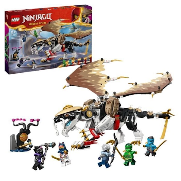 LEGO® 71809 NINJAGO er lig med Dragemesteren, Ninja-legetøj med 5 Ninja-minifigurer inklusive Lloyd og Nya-karakterer