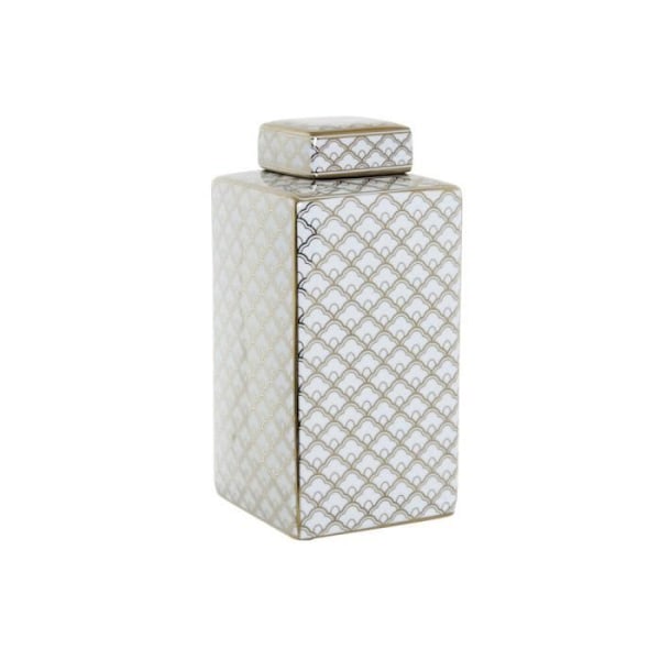 vas vit, guld design glam 30 cm