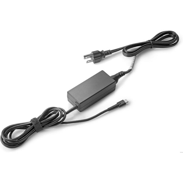 Strømforsyning - HP - 45W - USB-C - Bærbar computer - Hvid