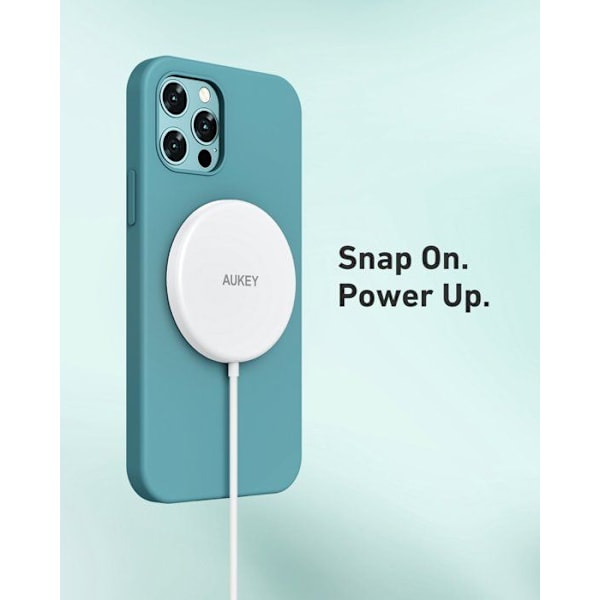 Aukey - Trådløs Qi-oplader Färg