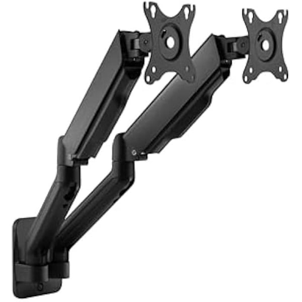 Dobbeltskærms vægmontering - UDSTYR - 650138 - 17"-32" - Max belastning 9 kg - Tilt 180°
