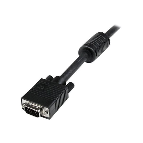 STARTECH 1m koaksialt VGA-kabel til skærm i høj opløsning - HD15 til HD15-ledning - M/M - Sort