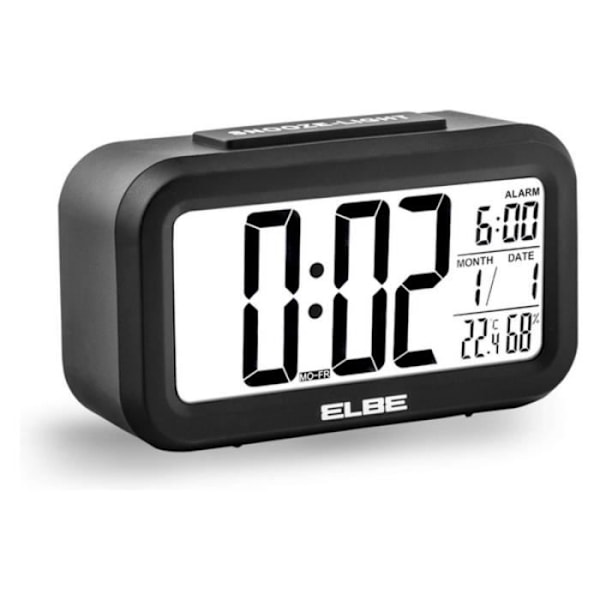 Clockradio ELBE RD668N Sort LCD 4,4"