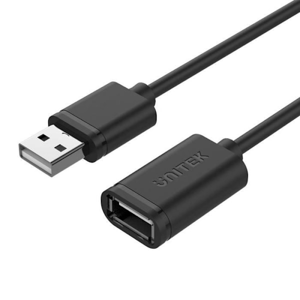 UNITEK Y-C450GBK USB-JOHTO 2 M 2.0 USB A MUSTA