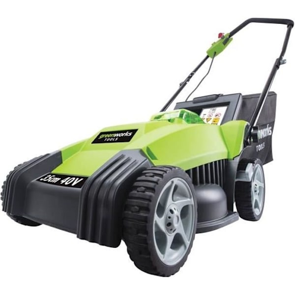Greenworks Plæneklipper uden batteri 40 V G40LM35 2501907