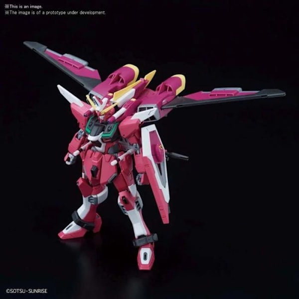 Maquette Gundam - Infinite Justice Gundam Gunpla HG 1/144 - Samlefigur med bevægelige ledder