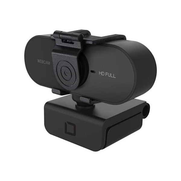 Webbkamera DICOTA PRO Plus Full HD - Färg - 1920 x 1080 - 1080p - ljud - USB 2.0
