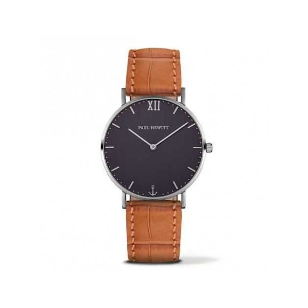 Dameur - Paul Hewitt - PH-SA-S-ST-B-16M - Brun Læder - Ø 39 mm - Vandtæthed 5 Atm Brun svart