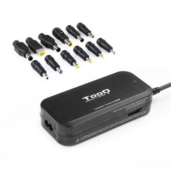 TooQ TQLC-90BS02M, Indendørs, Digitalt videokamera, Digitalkamera, MP3, Mobiltelefon, Lysnet, Overstrøm Sort