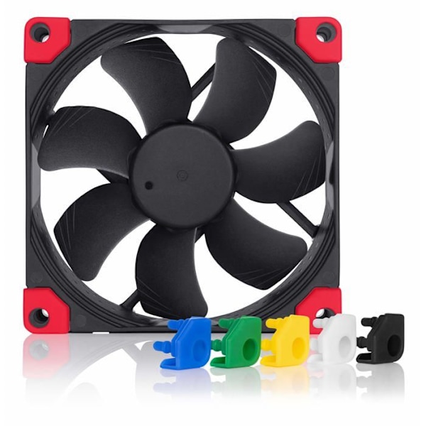 Noctua NF-A9 PWM chromax.Black.Swap, Støjsvag Premium Vifte, 4 Stik (92 mm, Sort) - NF-A9 PWM CH.BK.S Sort