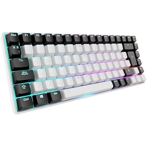 SHARKOON SKILLER SGK50 S3 pelinäppäimistö - espanja - Gateron keltainen - taustavalaistu - kaapeli