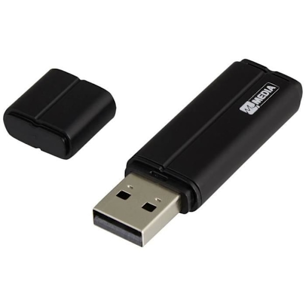 USB-nøgle - VERBATIM - Min USB 2.0-drev - 16 GB - Hvid Sort