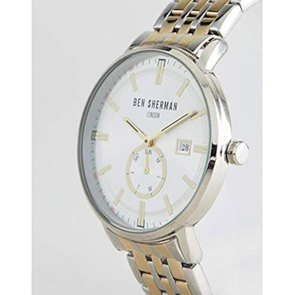 Klocka - BEN SHERMAN - WB071GSM - Rostfritt stål - Mineralglas - Analog