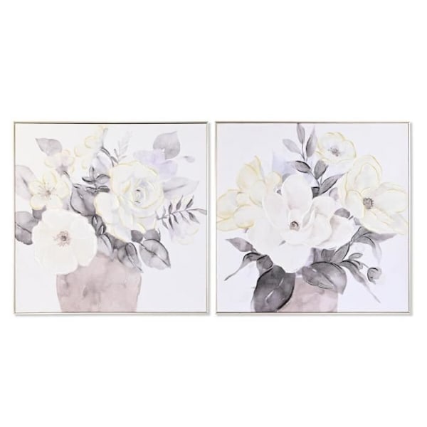 ram 80 x 3,5 x 80 cm traditionell vas (2 enheter)