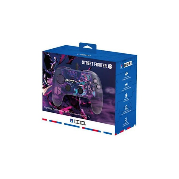 Manette Filaire Fighting Commander Octa - Hori - Edition Street Fighter 6 Juri - Lisätarvike - PC