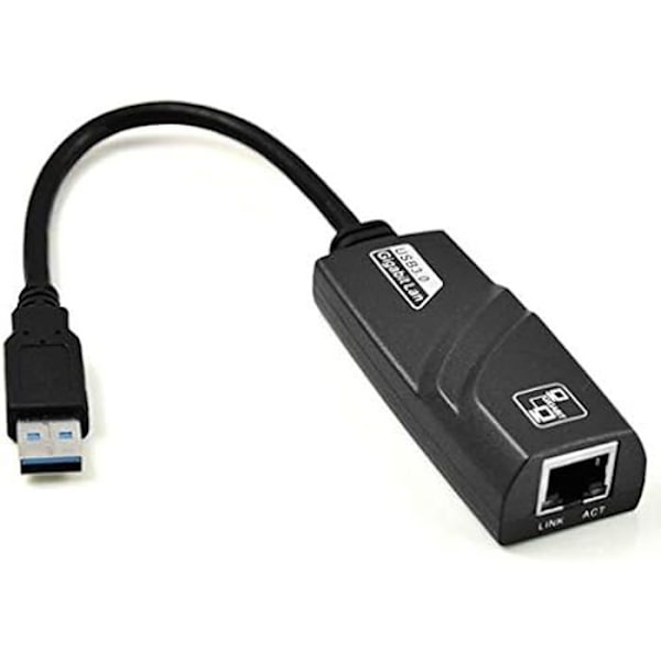 Kortti ja välitysohjain - AKYGA - AK-AD-31 - USB 3.0 A RJ45 - 15 cm - Musta musta