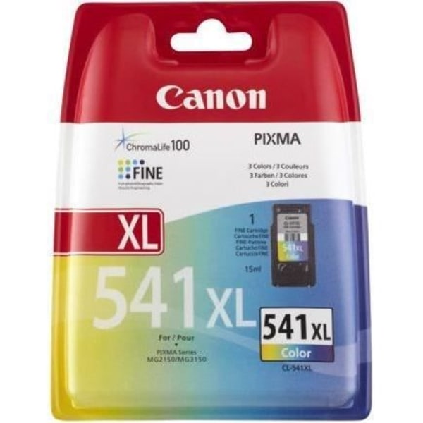 Blækpatron - CANON - CL-541XL (5226B001) - Farve (cyan, magenta, gul) - 15 ml