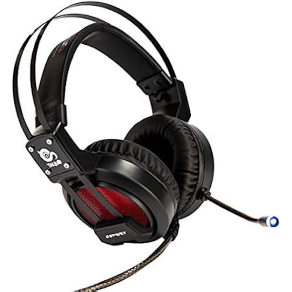 7.1 Gaming Headset - TALIUS - Osprey - RGB LED - Støjreduktion - Sort Unik
