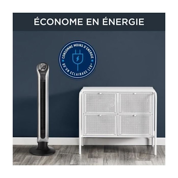 Rowenta Søjnevindue 100cm 40w 3 hastigheder sort - vu6670f0 Svart