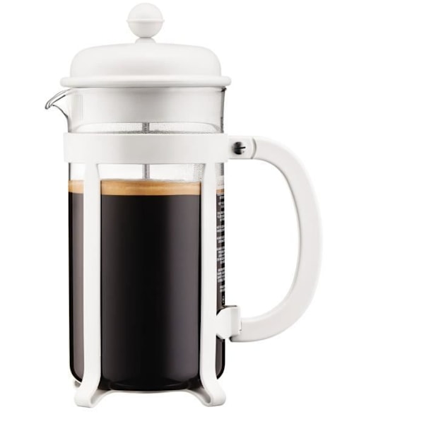 Bodum 1908-913 - KAFFEKARE - JAVA Fransk press kaffebryggare Vit 1 L