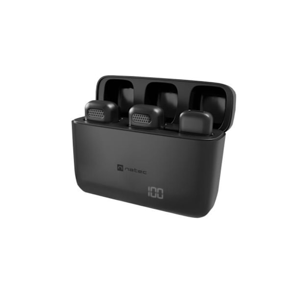 SMARTPHONE-MIKROFONI NATEC HOPPER LAVALIER LANGATTOMAT LIGHTNING 2 MIKROFONIA