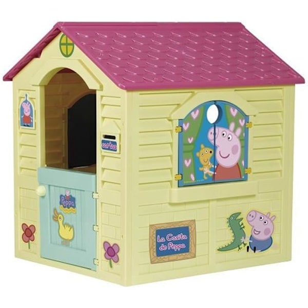 Peppa Pig House - CHICOS - Öppningsdörr och fönster - För killar och tjejer från 2 år Rosa