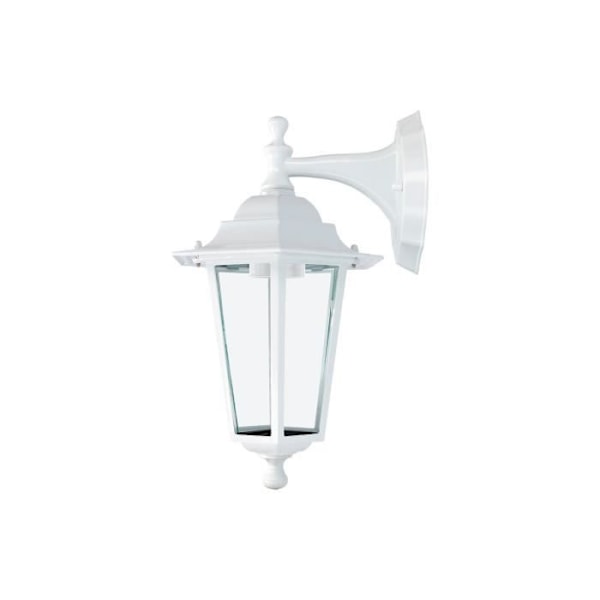 Hvid væglampe i aluminium og glas - GENERIQUE - Zurich Edm model - IP44 E27 60W Vit