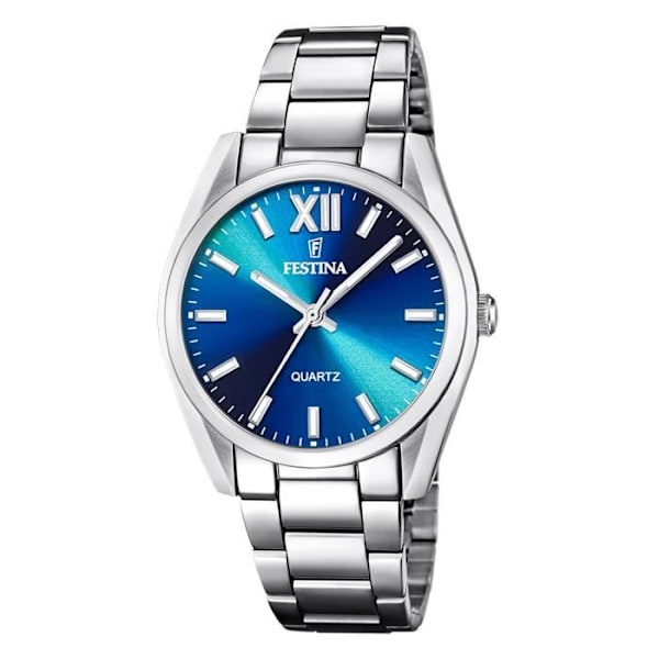 Ur - FESTINA - F20622/I - Rustfrit stål - Blå baggrund - Mineralglas Blå