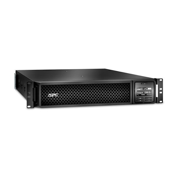 APC Smart-UPS SRT 3 000 VA On-line Kaksoismuunnos 230 V UPS (USB - RJ-45 - SmartSlot) - 2U teline