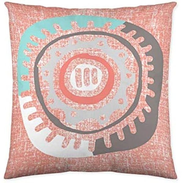 Kuddfodral - Couture - Yamine Coral - 50 x 50 cm - Flerfärgad - Inomhus Flerfärgad