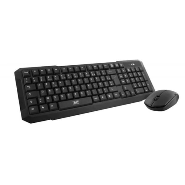 Trådløst tastatur - T'nB - KBSCFIRSTES - Mekanisk - QWERTY - Sort - Mus inkluderet Sort