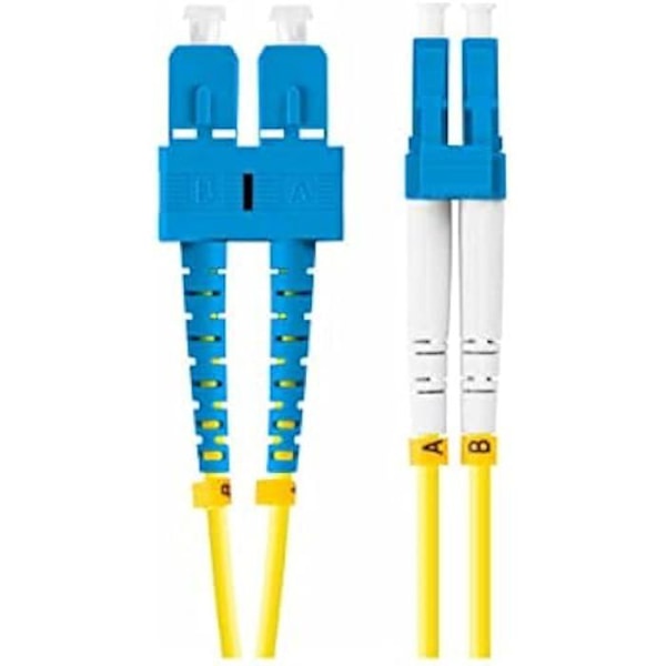 Kabel LANBRER MONO SC/UPC-LC/UPC 1M Gul - LANBERG - G657A1 LSZH